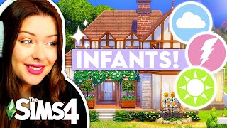 I Built a Family Home for EVERY New Baby Trait in The Sims 4 \/\/ Sims 4 Infants Update Build