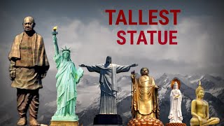 ◄ Tallest statue size comparison ► 3d animation . world's top 10 statue. tef