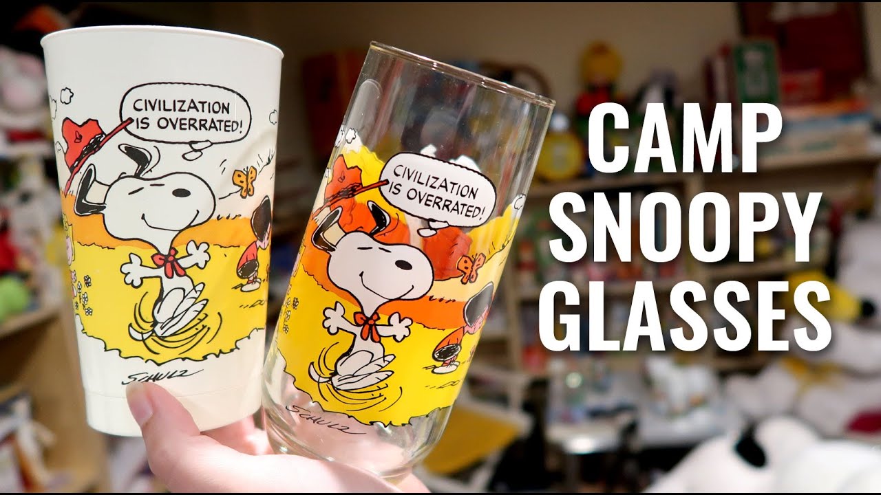 Camp Snoopy Glasses & Cups from McDonald's - Snoopy Finds
