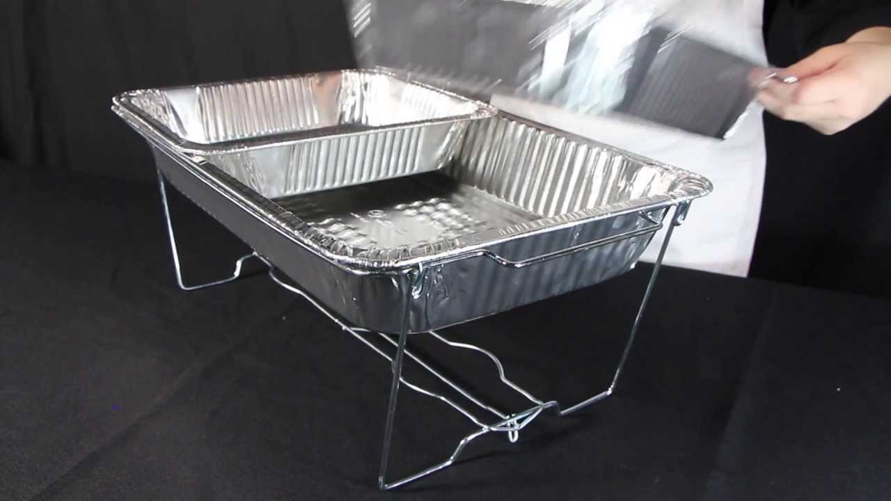 Wire Stand for Disposable Foil Chafing Tray Food Pan