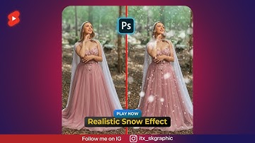 Realistic Snow ⛄️ Effect #shorts #youtubeshorts