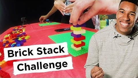 LEGO Brick Stack Challenge World Record Attempt - REBRICKULOUS