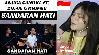 FILIPINA REAKSI I SANDARAN HATI - ANGGA CANDRA FT. ZIDAN \u0026 KHIFNU