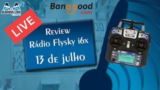 AO VIVO:  Flysky i6x | O rádio mais popular do aeromodelismo