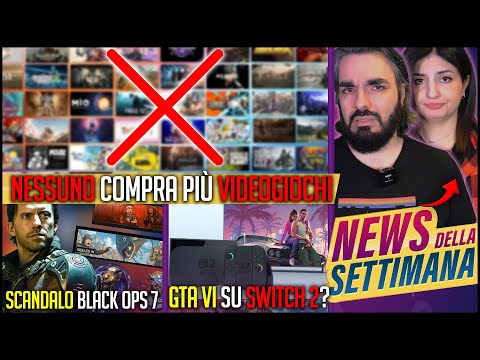 NESSUNO COMPRA PIÙ VIDEOGIOCHI? | SCANDALO COD BLACK OPS 7 | GTA 6 SU SWITCH 2? #NEWS