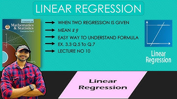 #10 LINEAR REGRESSION HSC COMMERCE EX 3.3|| MAHARASHTRA BOARD ||MATHS 2 || siraj shaikh|