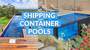 Cool Shipping Container Swimming Pool Ideas