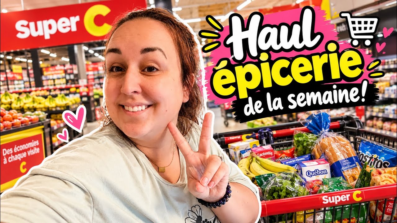 Notre weekend et Haul Super C de la semaine | Vlogtobre