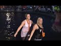 2010 World Cup: Maaike & Judith jumping into the water in museumplein - 2