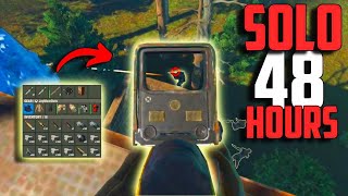 How I SNOWBALL in 48 HOURS as a SOLO - Rust Console Film