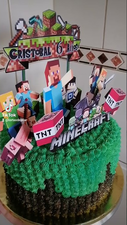 👾 Minecraft cake 👾 . . . . . . . . . . #delantalrosard  #delantalrosabyjudith #judithpeguero #bizcocho #pudin #bizcochodominicano …