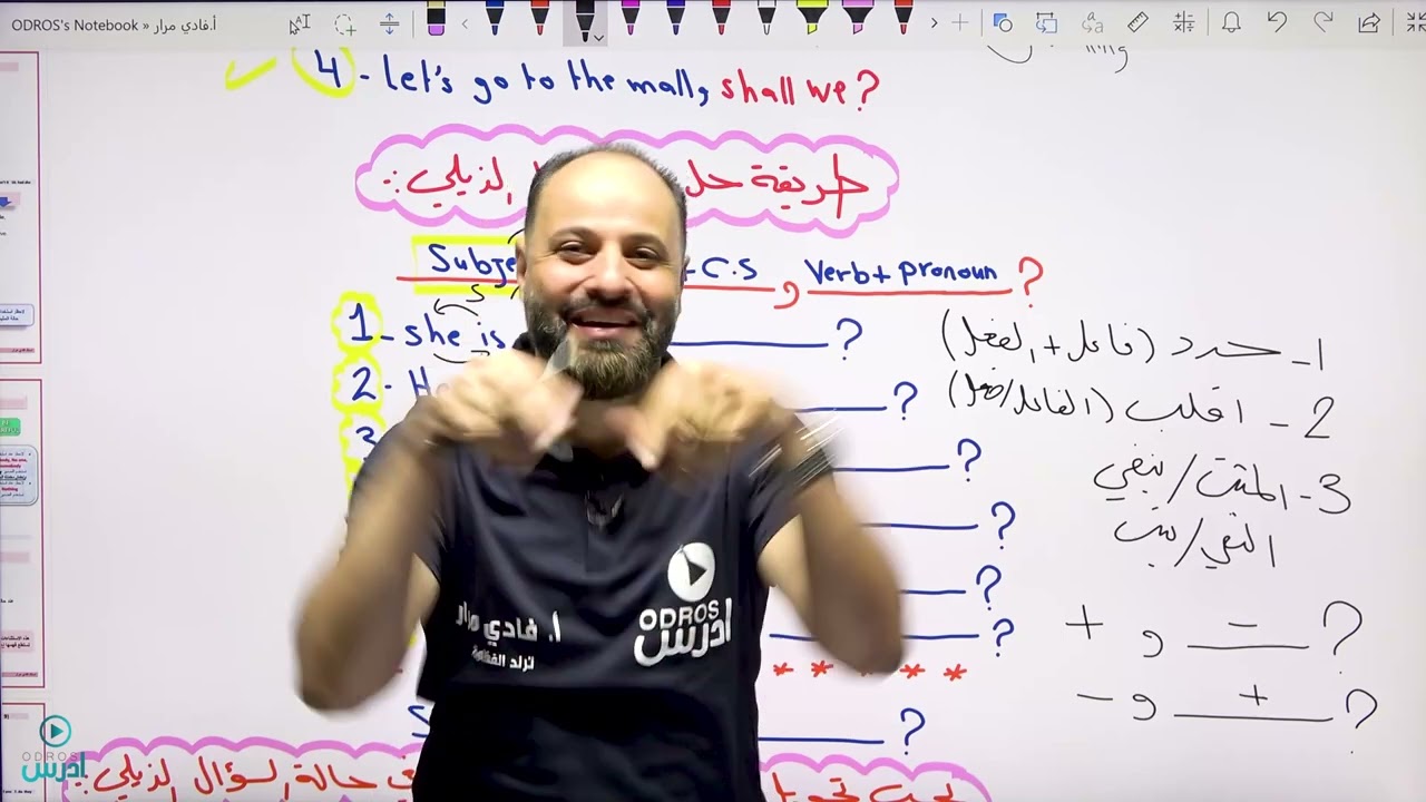 شرح السؤال الذيلي ( السؤال المذيل) - question tags 🔥 توجيهي منهاج جديد (1)