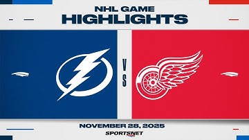 NHL Highlights | Lightning vs. Red Wings - November 28, 2025