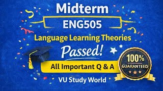 ENG505 Lecture 9 with All important questions answers with Urdu translation VU Students 