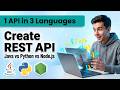 Building REST APIs in Three Programming Languages