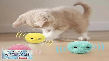 Smart Cat Toys Interactive Ball Plush Electric Catnip Training Toy Kitten Touch