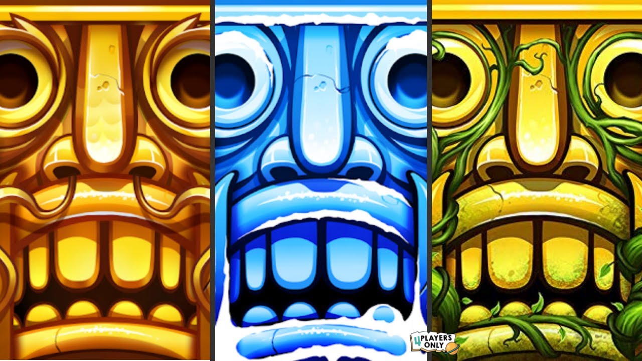 Temple Run 2 👨🏻‍🍳 SKY SUMMIT Vs FROZEN SHADOWS  Vs LOST JUNGLE Map!