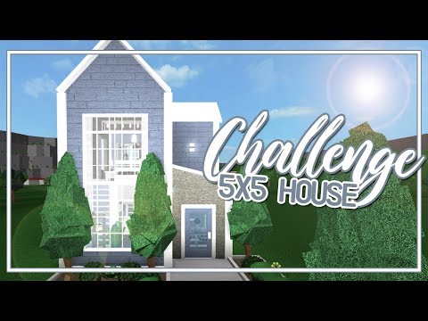 Welcome To Bloxburg 5x5 House Challenge Youtube