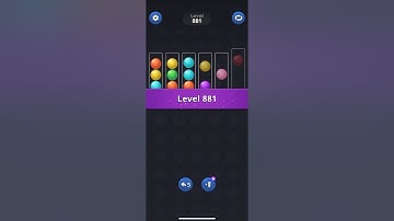 Color Bubble - Ball Sort Puz (Level 881)