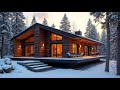 STUNNING WINTER ESCAPE! BEST MODERN LOG CABIN SECRETS & COZY HOLIDAY HOUSE DESIGN IDEAS REVEALED!