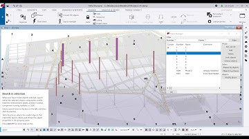 Tekla Structures 2019i - Search In Model