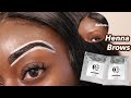 HENNA BROW TINTING AT HOME | OILY SKIN | DARK SKIN