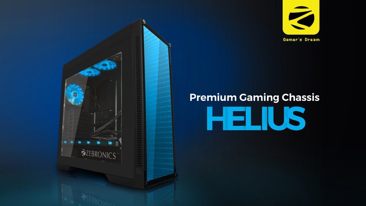 Helius Premium Gaming Cabinet Zebronics Youtube