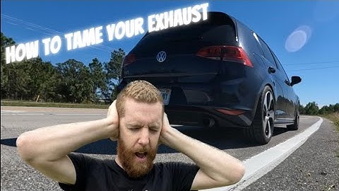 How I eliminate drone in my Mk7 GTI