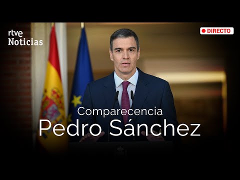 PEDRO SÁNCHEZ decide SEGUIR con &quot;MÁS FUERZA si cabe&quot; (COMPARECENCIA ÍNTEGRA) | RTVE