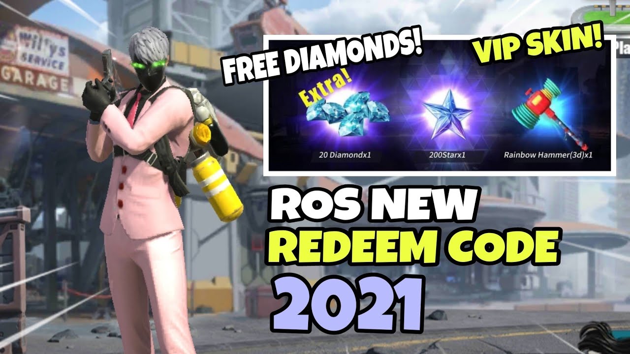 ROS NEW GIFT REDEMTION! FREE DIAMONDS AND VIP SKIN + MONTAGE! - YouTube