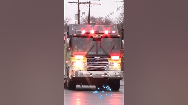 Fire Truck Loud Siren
