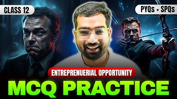 MCQ Practice PYQs | Chapter 1: Entrepreneurial Opportunity | Entrepreneurship | Class 12 CBSE 🏆
