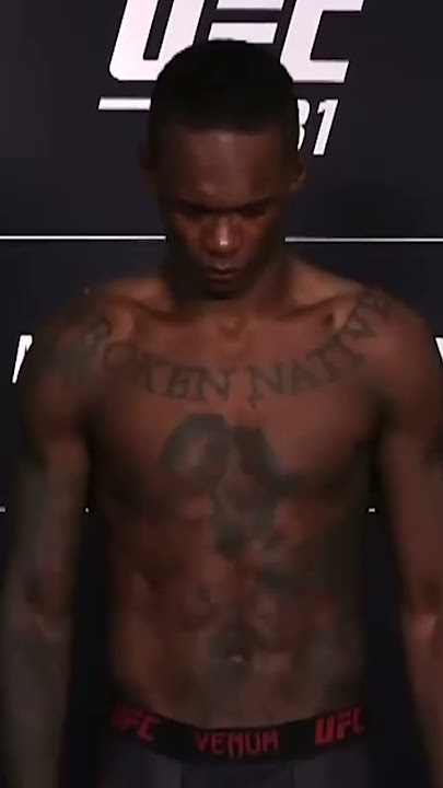 185 for the champion Israel Adesanya 💪