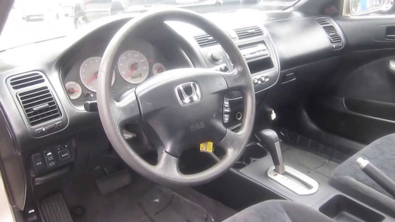 2002 Honda Civic Gold Stock C1307501 Interior Youtube