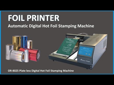 Automatic Digital Hot Foil Stamping