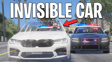 I Became A Getaway Driver In A Invisible Car on GTA 5 RP
