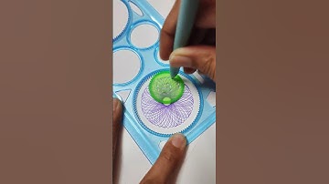 Spirograph|Magical Ruler|Design Ruler|Oddly Satisfying| #ytshorts #trending #satisfying #spirograph