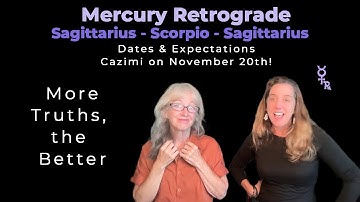 Mercury Retrograde 2025: Sagittarius → Scorpio → Sagittarius :Pulls us through fire & water