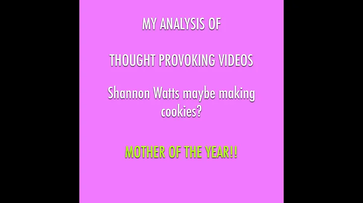 My2Cents on THOUGHT PROVOKING VIDEOS... Shannon Wa...
