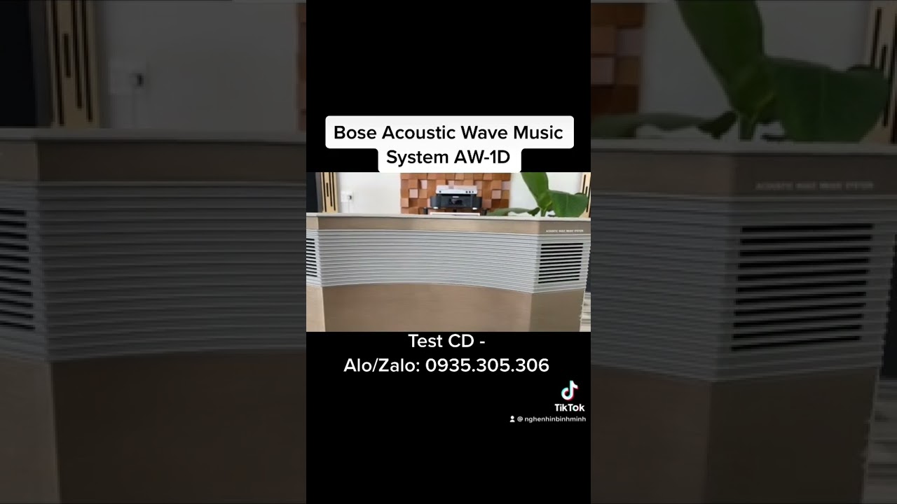 Đài Bose Acoustic Wave Music System AW-1D - YouTube