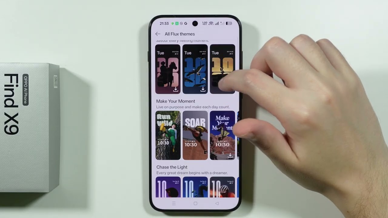 OPPO Find X9/X9 Pro: как получить живые обои (бесплатные анимированные обои)