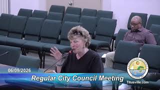 City Council Meeting — 6/9/2026 - 6:30 p.m.