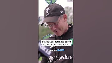Sounders Coach DESTROYS Messi & Suarez! 😱🔥#football