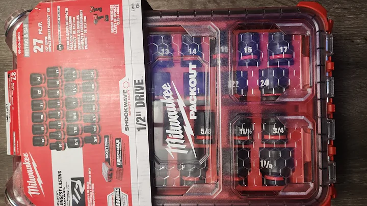 Milwaukee Impact-Duty 1/2 in. Drive Metric and SAE Standard Impact PACKOUT Socket Set (27-Piece)