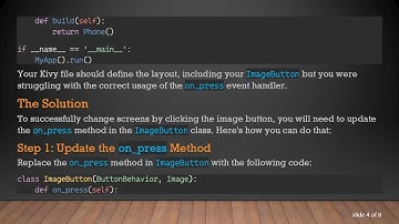 How to Change Screen by Calling a Method in Python Kivy
