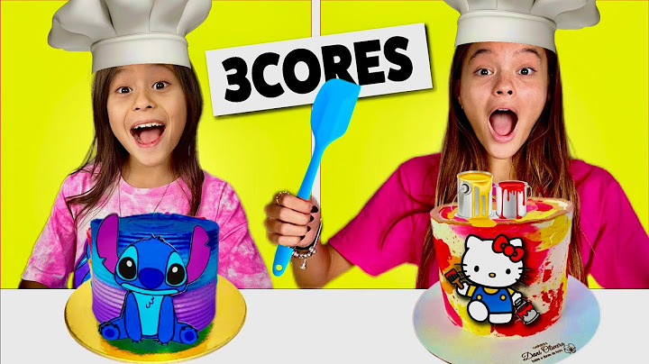 QUEM FIZER O MELHOR BOLO COM 3 CORES GANHA! Desafio Incrível!
