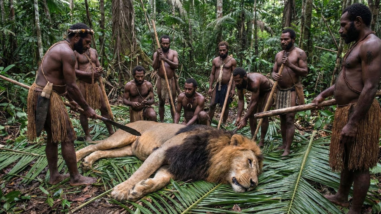 Indian Lion vs Korowai Tribe: Living Completely Off the Land | Documentary