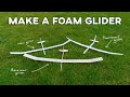 How to make a foam free flight glider | Cheap and fast glider build