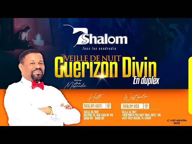 Vendredi 26 Avril 2024 | Veille de Nuit de Guérison Divine | RADIO TELE SHALOM Live #godconnectVe…