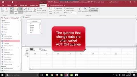Object views in Access -- query, form, and report